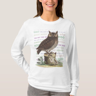 Owl Watcher's Shirt met Owl-geluiden, Screech Owl