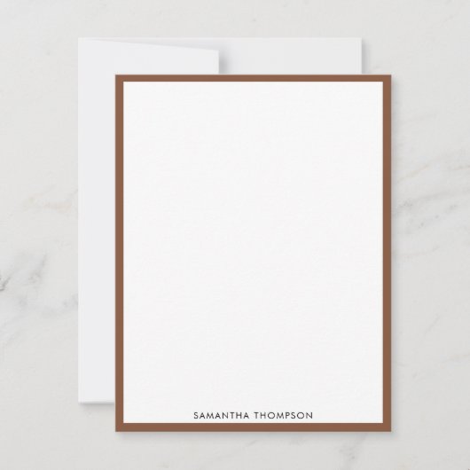  owl Waterverf Forest Pattern Notitiekaartje (Voorkant)