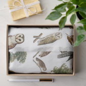  owl Waterverf Forest Pattern Tissuepapier (Geschenk)