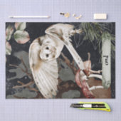 Owl Waterverf Herfst Mysterious Autumn Oracle Tissuepapier (Craft)