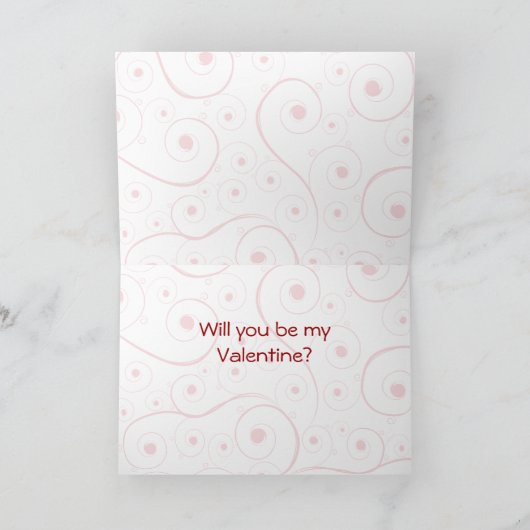 Owl Wees je Valentijn kaart (Binnen)