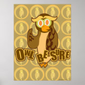 Owl wees zeker Poster (Voorkant)
