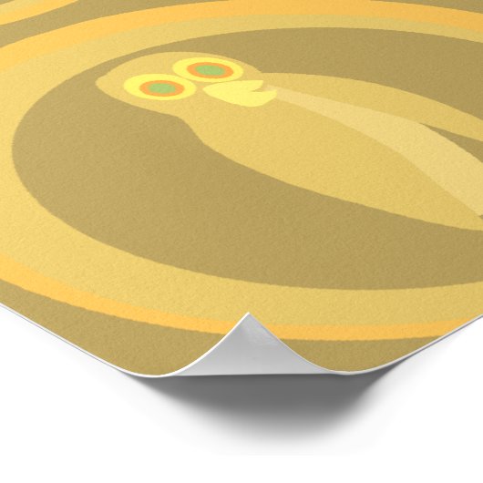 Owl wees zeker Poster (Hoek)