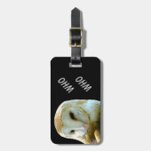 Owl Wie wie Bagagelabel (Voorkant verticaal)