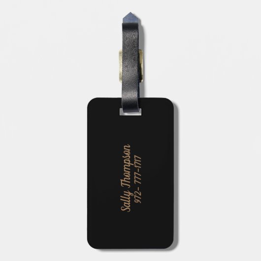 Owl Wink Bagagelabel (Achterkant verticaal)