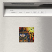 Owl Witch Magneet (Insitu (Vaatwasser))