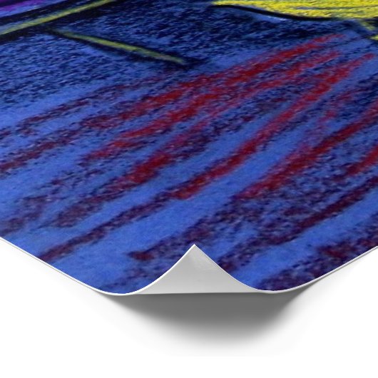 Owl Wizards Magic alchemy whimsical grappig poster (Hoek)