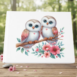 Owl Woodland Boho Rustic Country Wedding Gastenboek