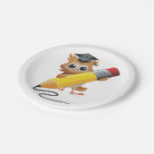 Owl Writing Papieren Bordje (Gekanteld)