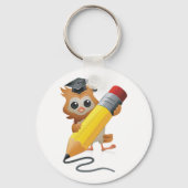 Owl Writing Sleutelhanger (Voorkant)