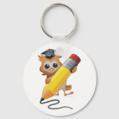Owl Writing Sleutelhanger (Achterkant)
