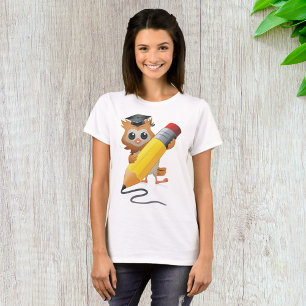Owl Writing T-shirt