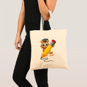 Owl Writing Tote Bag