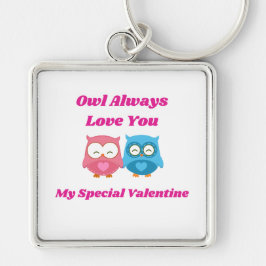 Owl zal altijd van je houden mijn speciale Valenti Sleutelhanger