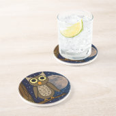 Owl Zandsteen Onderzetter (Zijkant)