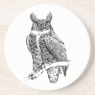 Owl Zandsteen Onderzetter