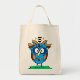 Owl Zap Tote Bag