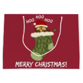 OwlBeHome4Kerstmis Large Cadeautasje (Voorkant)