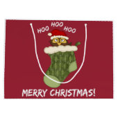 OwlHooHooKerstmis Groot Cadeauzakje (Achterkant)