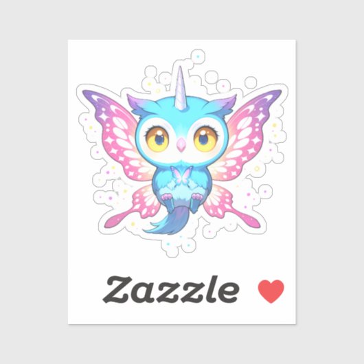 Owlicorn, Guardiana del Amanecer Sticker (Vel)