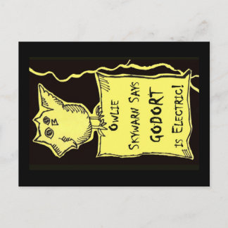 Owlie Skywarning zegt ... Briefkaart