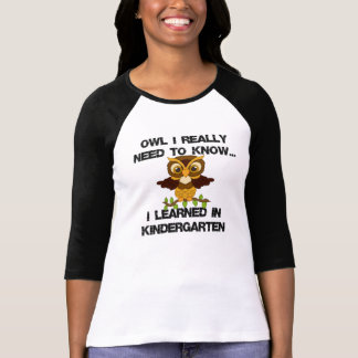OwlIKnow KindergartenBLK T-shirt