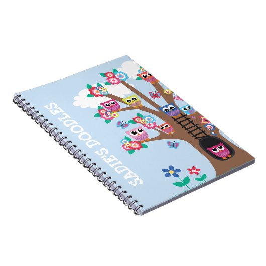 Owlish Trens notebook Notitieboek (Rechterzijde)