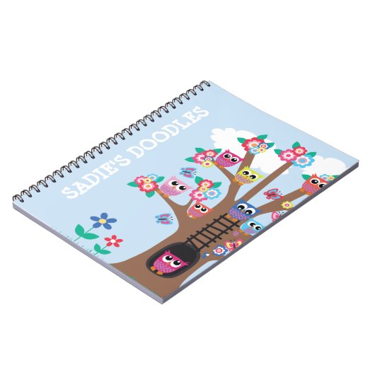 Owlish Trens notebook Notitieboek (Linkerzijde)