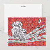 Owls 41 Postcard Briefkaart (Voorkant / Achterkant)