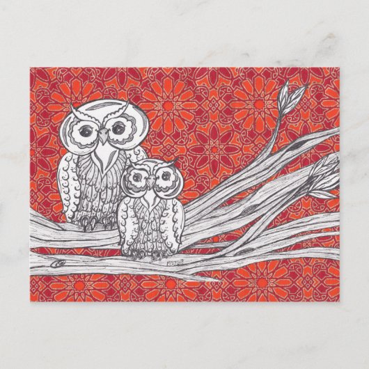 Owls 41 Postcard Briefkaart (Voorkant)