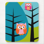 owls 4 Mousepad Muismat (Voorkant)