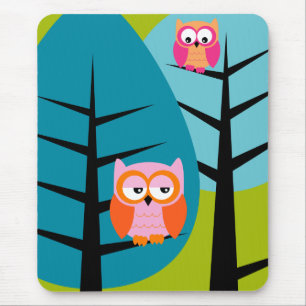 owls 4 Mousepad Muismat