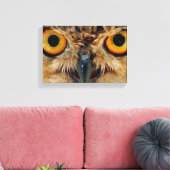 Owls Eyes Canvas Afdruk (Insitu (Woonkamer))