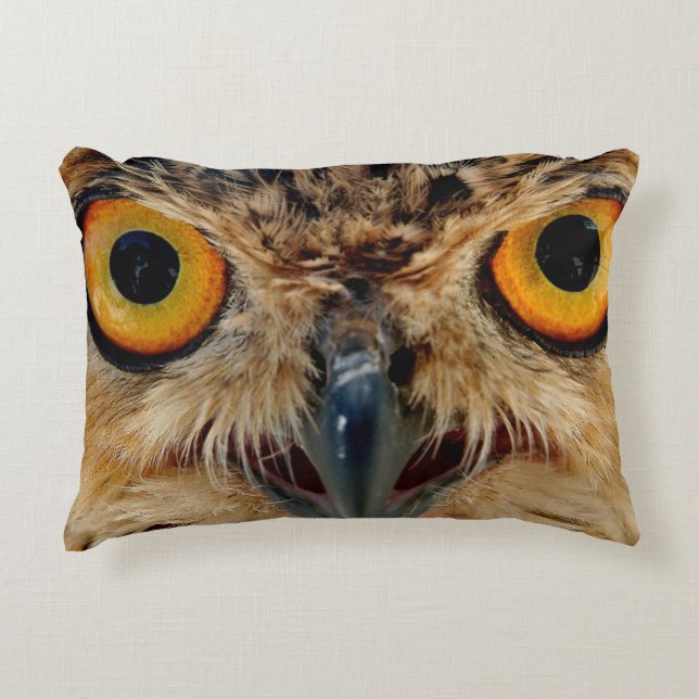 Owls Eyes Decoratief Kussen (Voorkant)