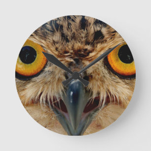 Owls Eyes Ronde Klok