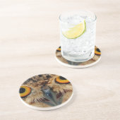 Owls Eyes Zandsteen Onderzetter (Zijkant)