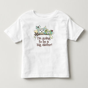 Owls Future Big Sister Kinder Shirts