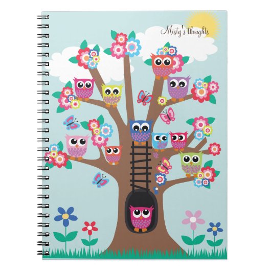 Owls Galore Notebook Notitieboek (Voorkant)
