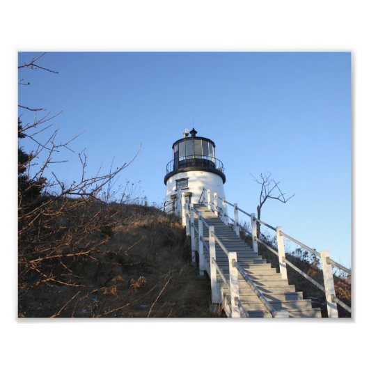Owl's Head Lighthouse 2 Foto Afdruk (Voorkant)