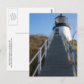 Owl's Head Lighthouse Rockland Maine Briefkaart (Voorkant / Achterkant)