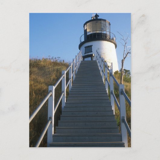 Owl's Head Lighthouse Rockland Maine Briefkaart (Voorkant)