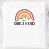 Owl's Head New Hampshire Rechthoekige Sticker (Tas)