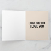 OWLS - IK HOU VAN U - ROMANTISCH WENSKAART KAART (Binnen)