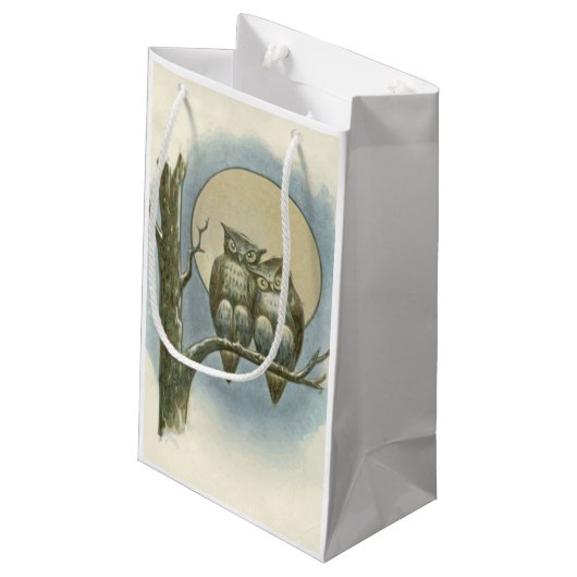  owls illustratie klein cadeauzakje (Achterkant Gekanteld)