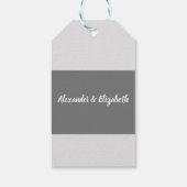 Owls Love Let Love Grow Weduwsgunst Cadeaulabel (Achterkant)