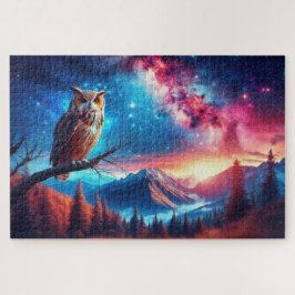 Owl's Nachtwacht, Bergketen, Waakzame Uil Legpuzzel