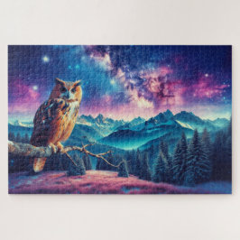 Owl's Nachtwacht, Bergketen, Waakzame Uil Legpuzzel