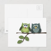 Owls Nest Briefkaart (Voorkant / Achterkant)