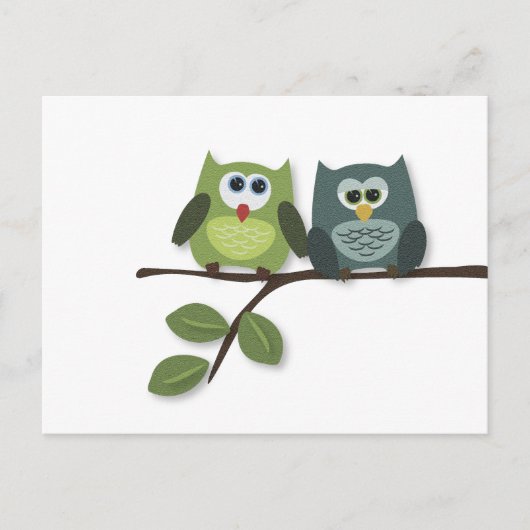 Owls Nest Briefkaart (Voorkant)