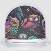 Owls of a Feather Sneeuwbol (Achterkant)